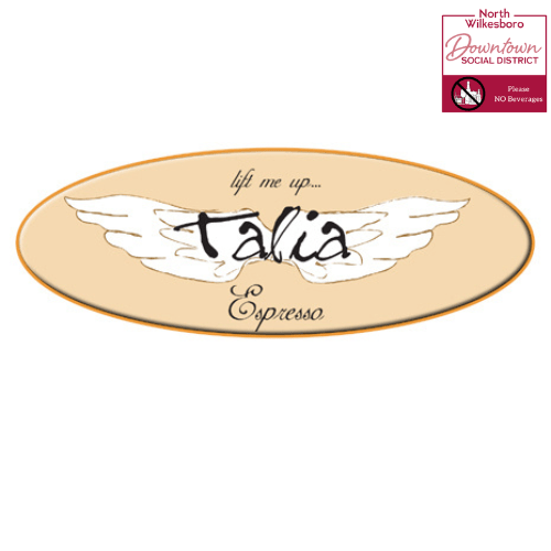 Talia does not welcome beverages for social district for North Wilkesboro, NC social district