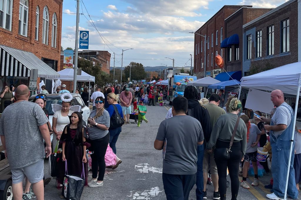 Scenes from 2024 Spooktacular in historic downtown North Wilkesboro, NC. sponsored by the Downtown North Wilkesboro Merchant Association