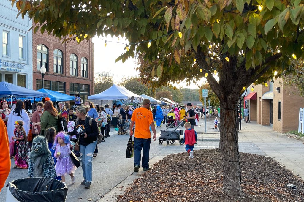 Scenes from 2024 Spooktacular in historic downtown North Wilkesboro, NC. sponsored by the Downtown North Wilkesboro Merchant Association