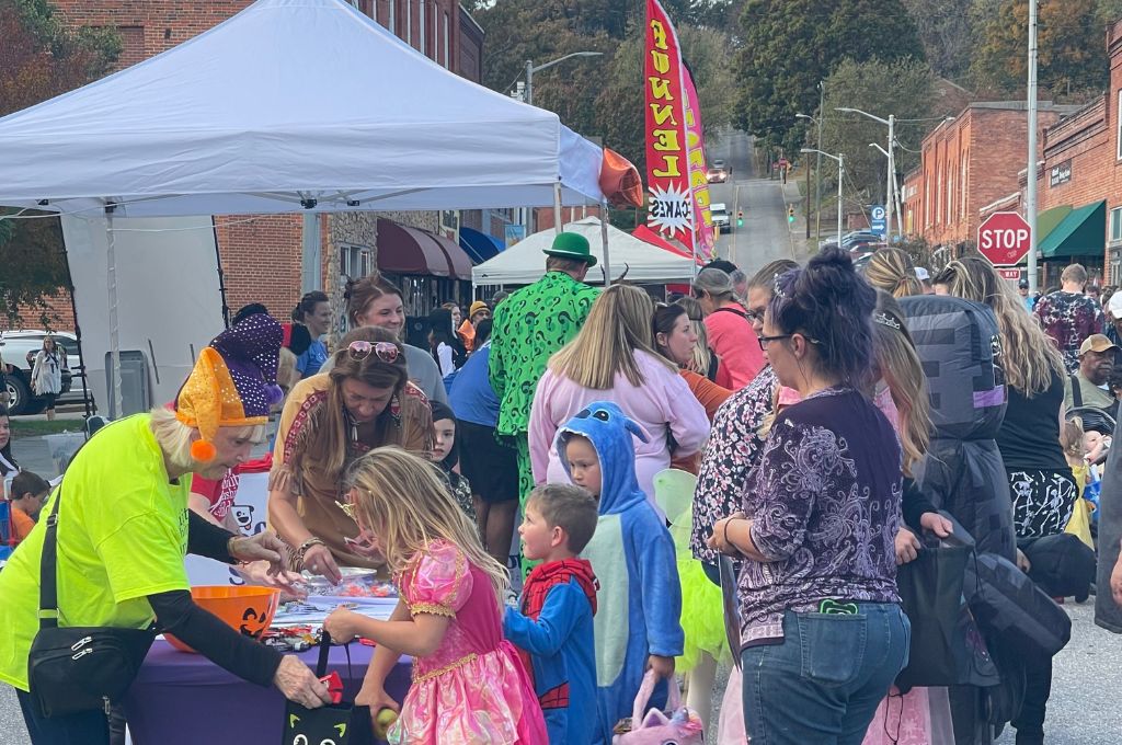 Scenes from 2024 Spooktacular in historic downtown North Wilkesboro, NC. sponsored by the Downtown North Wilkesboro Merchant Association